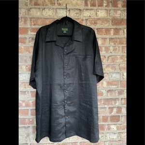 Giorgio Inserti Collezione Italiano Linen Button Up🖤